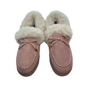 Journee Collection Women's Slipper Shoes. Color : pink. Size 8.5